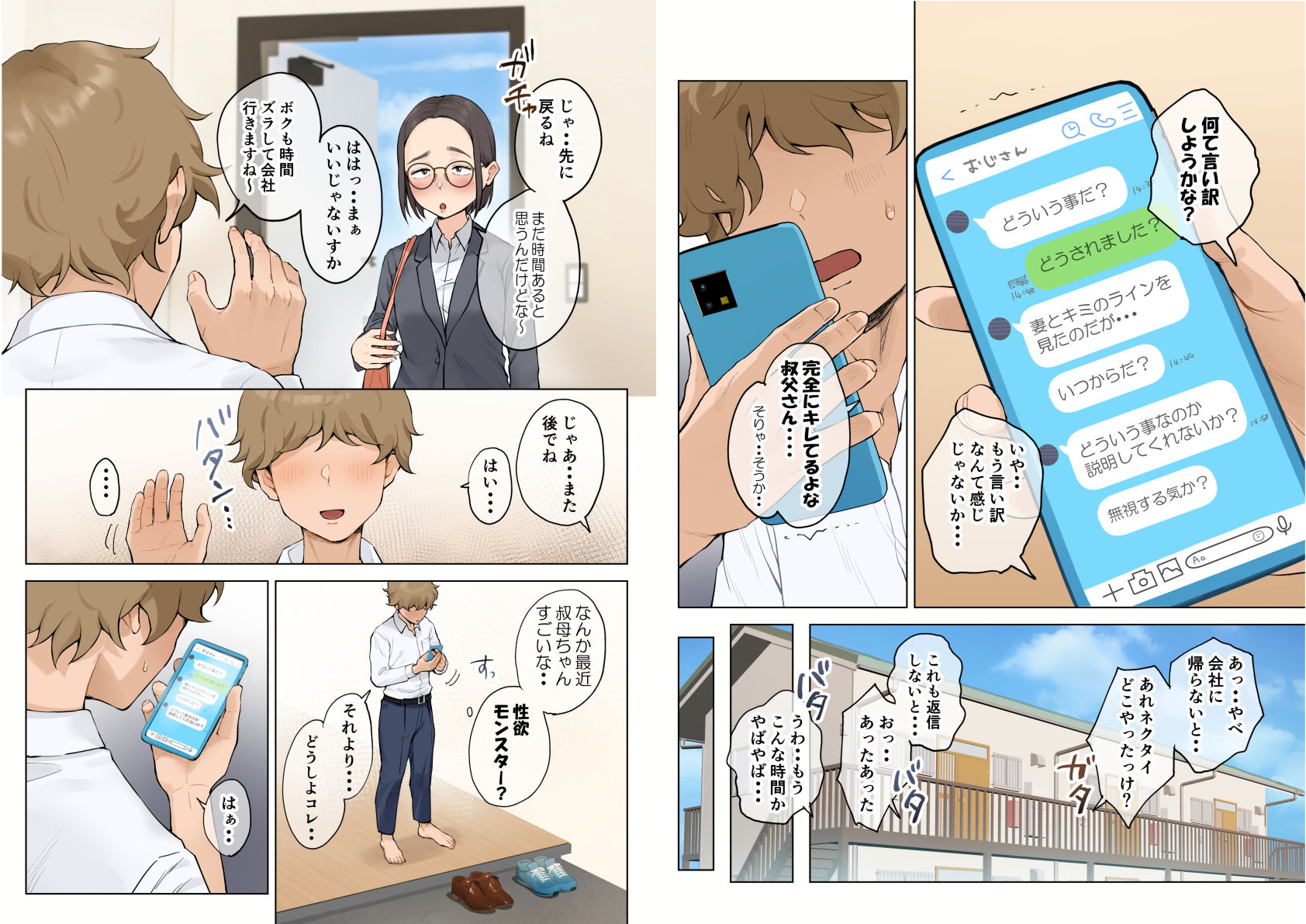 熟女の叔母さんにカワイイを連呼しちゃうヤバい甥っ子の話2.5 サンプル4